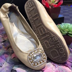 ADRIENNE VITTADINI Leather Embellished Flats